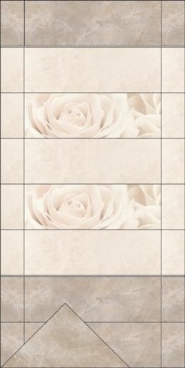 Бордюр Kerama Marazzi Розовый город 25х5,5 AR187\12039