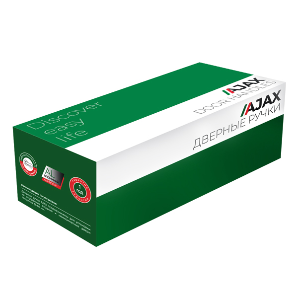Ручка раздельная Ajax K.JK51.EVO (EVO JK) ABG-6 зелёная бронза