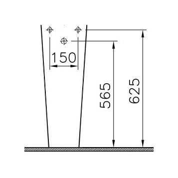 Пьедестал  FORM 500, цвет белый 4296B003-0156