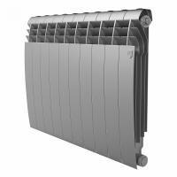 Радиатор биметаллический Royal Thermo BiLiner 500 /Silver Satin - 10 секций, серебристый, RTBSS50010