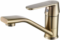 Смеситель для раковины Diadonna D82-448118Q BRONZE, поворотный излив 150 мм, (шпилька), бронза