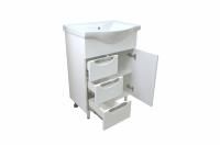 Тумба Loranto Стиль- 60/3 (600*840*460) с раковиной Базик 60 (7060), CS00070537
