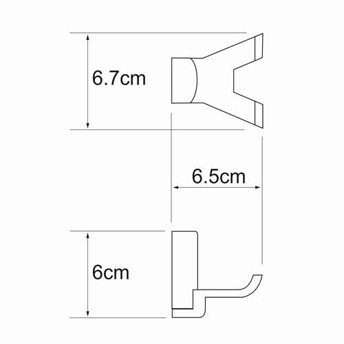 Крючок WasserKRAFT Leine K-5000, K-5023D