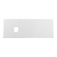 Столешница из МДФ BelBagno 120,4*46,2см, левосторонняя, Bianco Opaco, EK-120-AS-BO-L