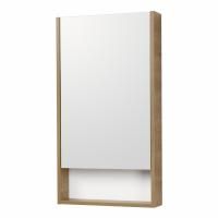 Зеркальный шкаф Акватон Сканди 45 Белый/Дуб Рустикальный, 1A252002SDZ90