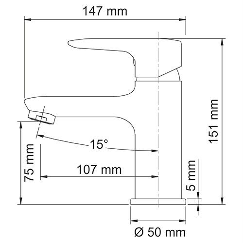 Смеситель для раковины WasserKRAFT Vils 5600, 5603