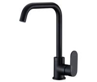 Смеситель для кухни WasserKRAFT Elbe 7400 черный Soft-touch, 7407