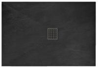 Душевой поддон Rea ROCK BLACK 120*90*3.5 см, черный, REA-K4580