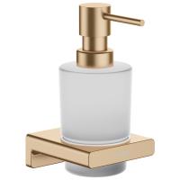 Диспенсер для жидкого мыла Hansgrohe AddStoris, шлифованная бронза, 41745140