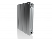 Радиатор биметаллический Royal Thermo PianoForte 500 new/Silver Satin - 6 секций, серебристый, RTPNS
