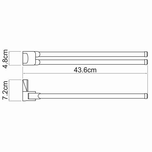 Держатель полотенец WasserKRAFT Leine K-5000, K-5031