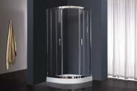 Душевая кабина Royal Bath 90х90х200, прозрачное стекло, хромированный профиль, RB 90HK-T-СН