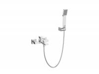 Смеситель для ванны BelBagno, с ручным душем и шлангом, хром, ROM-VASM-CRM