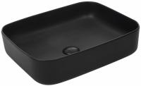 Раковина Azario 50x39x14, накладная черный матовая, LT-2195-MB