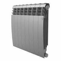 Радиатор биметаллический Royal Thermo BiLiner 500 /Silver Satin - 8 секций, серебристый, RTBSS50008