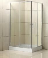 Душевая кабина BelBagno Uno-195 1000x900x1950, прозрачное стекло, хромированный профиль, UNO-195-AH-
