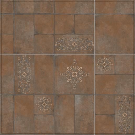 Керамогранит Kerama Marazzi Каменный остров 30х30 коричневый декорированный SG926400N