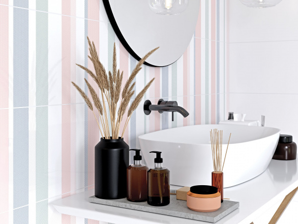 Керамическая плитка настенная Meissen Keramik Trendy линии многоцветный 25x75 TYU452