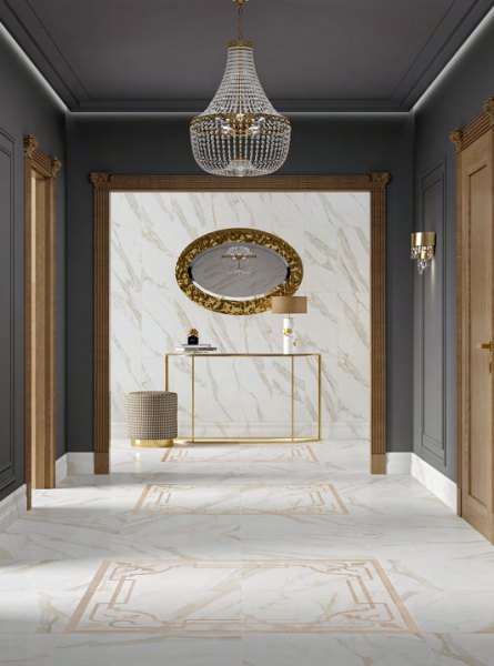 Декор напольный Kerama Marazzi Милан Карелли наборный 60x60x11, ID117