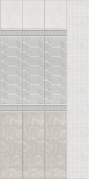 Керамическая плитка настенная Kerama Marazzi Милан Безана бежевый 25x75x9, 12138R