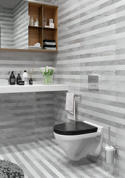 Унитаз подвесной Sanita Luxe Attica Luxe Color BIack SL с крышкой дюропласт, ATCSLWH0110