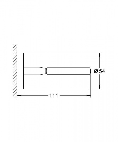 Держатель Grohe BauCosmopolitan, хром, 40585001