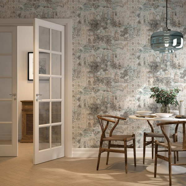 Обои виниловые Kerama Marazzi Впечатление мотив, бежевый, KM6601