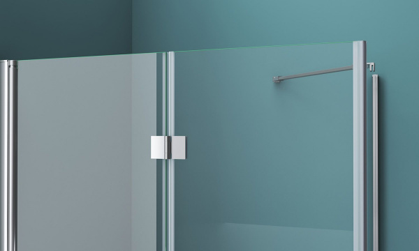 Душевая кабина BelBagno Albano 1000x800x1950, прозрачное стекло, хромированный профиль, ALBANO-ASH-1