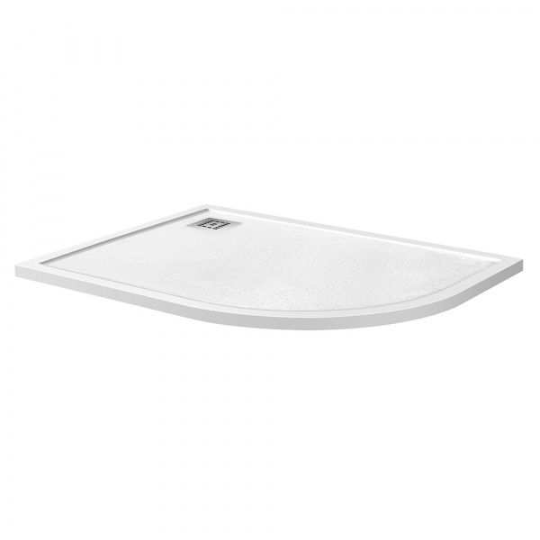 Душевой поддон BelBagno 80*120 см, левый, белый, TRAY-MR-UNO-RH-120/80-550-35-W-L-CR