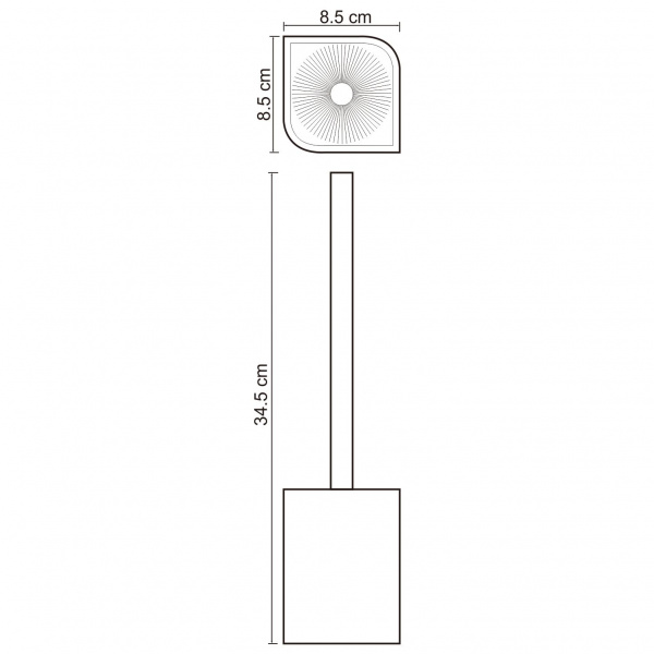 Щетка для унитаза WasserKRAFT K-2700, K-2727