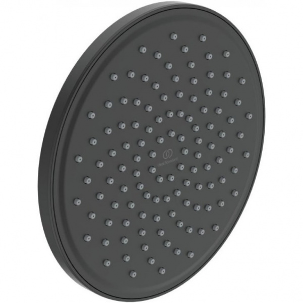 Лейка для верхнего душа Ideal Standard IdealRain, 200 мм, круглая, черный, BD140XG