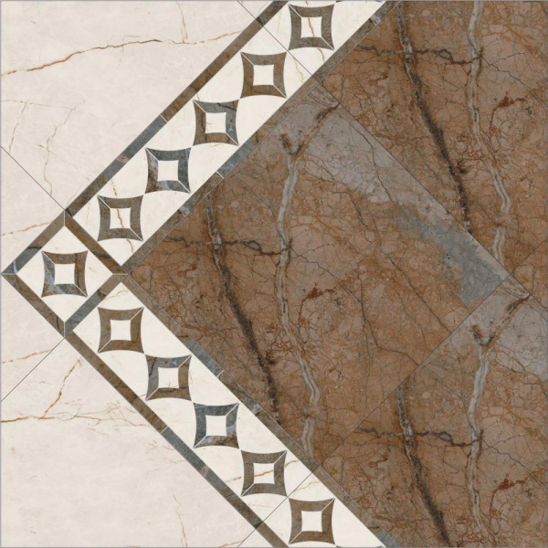 Керамическая плитка напольная Kerama Marazzi Милан Театро 50,2x50,2 беж светлый, SG457702R