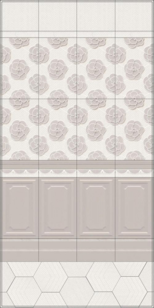 Бордюр Kerama Marazzi 25х5,4 Багатель NT\A260\6352
