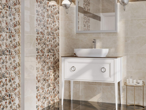 Плитка керамическая настенная Kerama Marazzi Гран-Виа коричневый светлый 30x89,5, 13065R