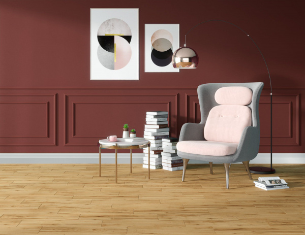 Керамогранит Global Tile Волна / Wave Медовый 60x15, 15WA0027