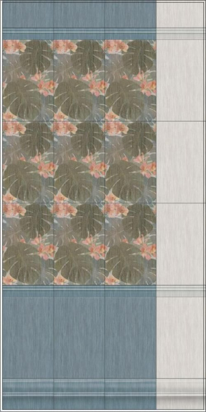 Бордюр Kerama Marazzi Пальмовый лес 40x7,7 HGD\A364\6000