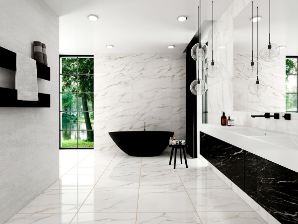 Керамогранит Eurotile Ceramica CALACATTA GOLD 60x60, 940 CLU2GL