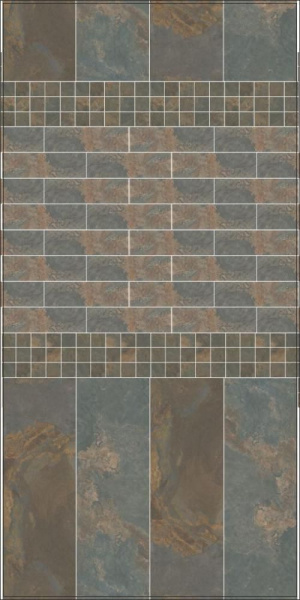 Бордюр Kerama Marazzi Рамбла коричневый 25x2,5, SPB003R