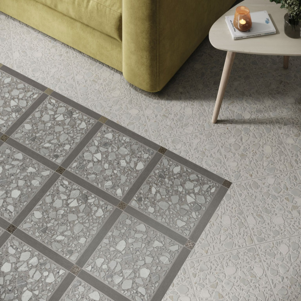 Керамогранит Kerama Marazzi Кассетоне 30,2x30,2 серый светлый мат, 3458