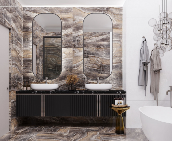 Керамогранит Laparet Електра Браун 60x60 полированный, х9999286837
