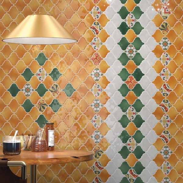 Декор Kerama Marazzi Арабески Майолика 1, 6,5х6,5, VT\A316\65000