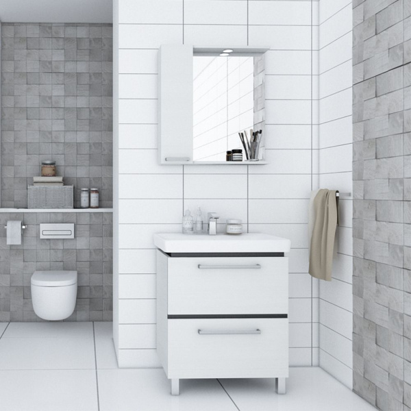 Тумба Акватон РОНДА 60 (Дуб Сом), 1A205001RSC20