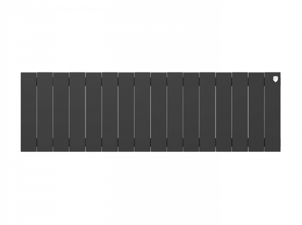 Радиатор биметаллический Royal Thermo PianoForte 300 /Noir Sable - 16 секций, черный графитовый, RTP