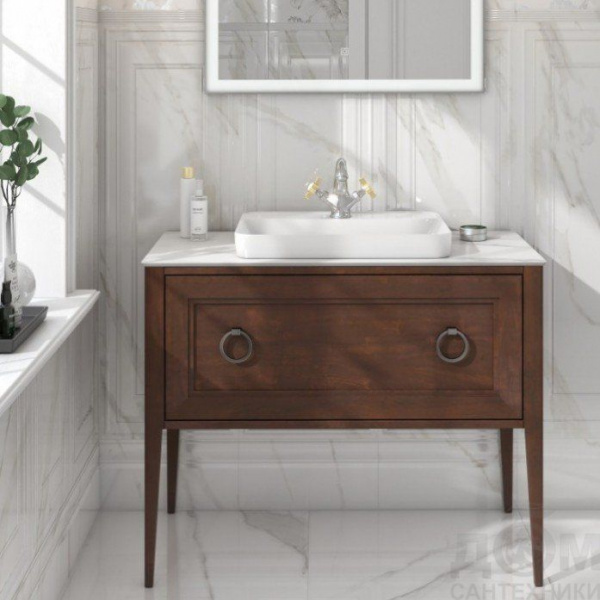 Раковина Kerama Marazzi Plaza/Плаза 55х40 см встраиваемая сверху, PLR.wbi.55.1