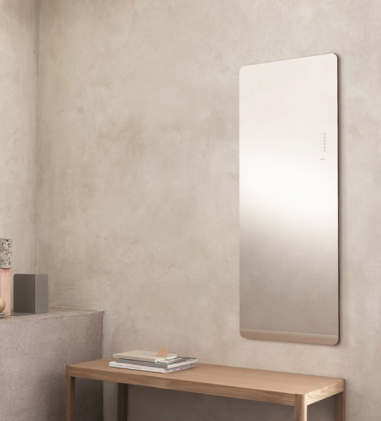 Электрический полотенцесушитель Lazzarini E-Mirrorr 700W белый прямой, 389299