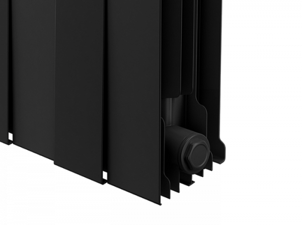Радиатор биметаллический Royal Thermo PianoForte 300 /Noir Sable - 14 секций, черный графитовый, RTP
