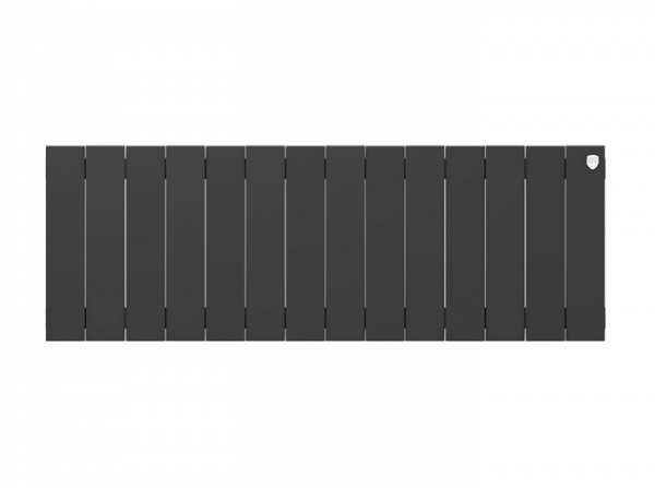 Радиатор биметаллический Royal Thermo PianoForte 300 /Noir Sable - 14 секций, черный графитовый, RTP