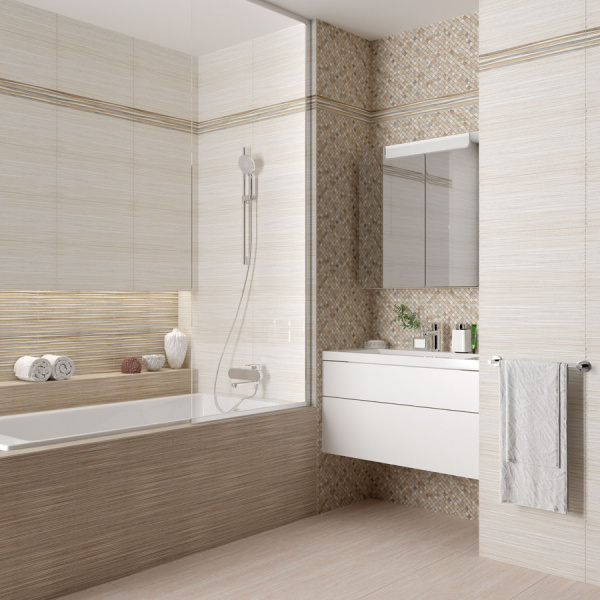 Бордюр Alma Ceramica Лоренс / Lorens 494*67, BWU53LRS04R