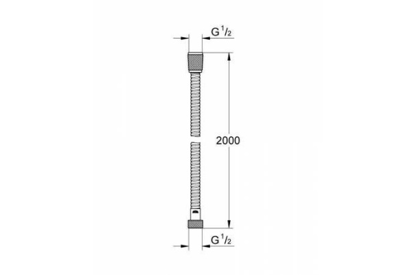 Душевой шланг Grohe Relexa , 2000 мм, 28145000
