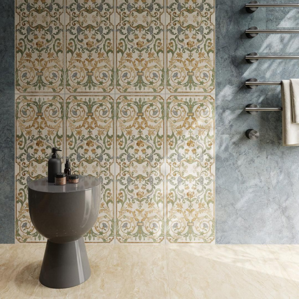 Декор Kerama Marazzi Эвора зеленый глянц 30х89,5, OS\C214\13116R